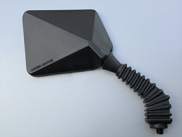 マックイーンミラー (右用) ※ネジ部10mm (クリアー鏡面) 汎用 旧車 絶版バイク mq-1