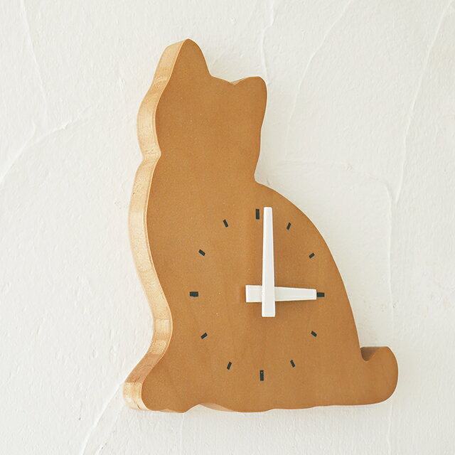 BREAブレア 猫の壁掛け時計 日本製 壁掛け インテリア 木製 猫雑貨 猫グッズ [2]