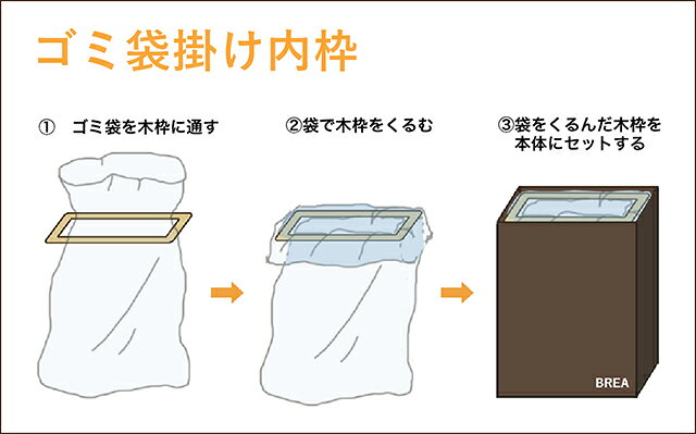 ごみ箱 おしゃれ 木製 ふた付き 分別ダストボックス 20L×2 おもちゃ箱 収納ボックスとしても [2]