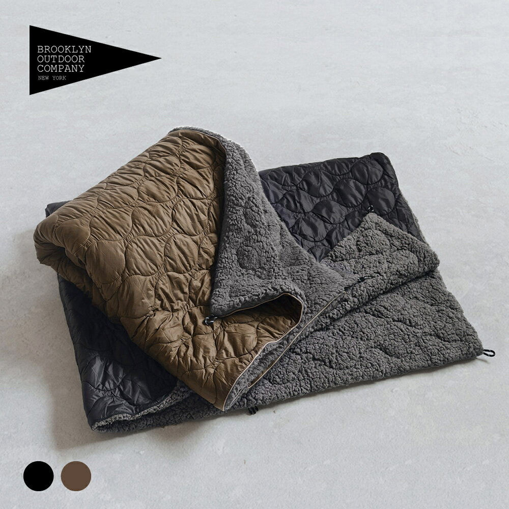 ڰǯݾڡۡͽܽΦ NYȯ BOC ( BROOKLYN OUTDOOR COMPANY ) ֥å The Eco Down Sherpa Fleece Blanket  ѥե꡼΢ ֥󥱥å ȥɥ 