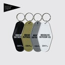 BOC ( BROOKLYN OUTDOOR COMPANY ) ブルックリン The Motel ABS Keyfob ABS レトロモーテルキーリング