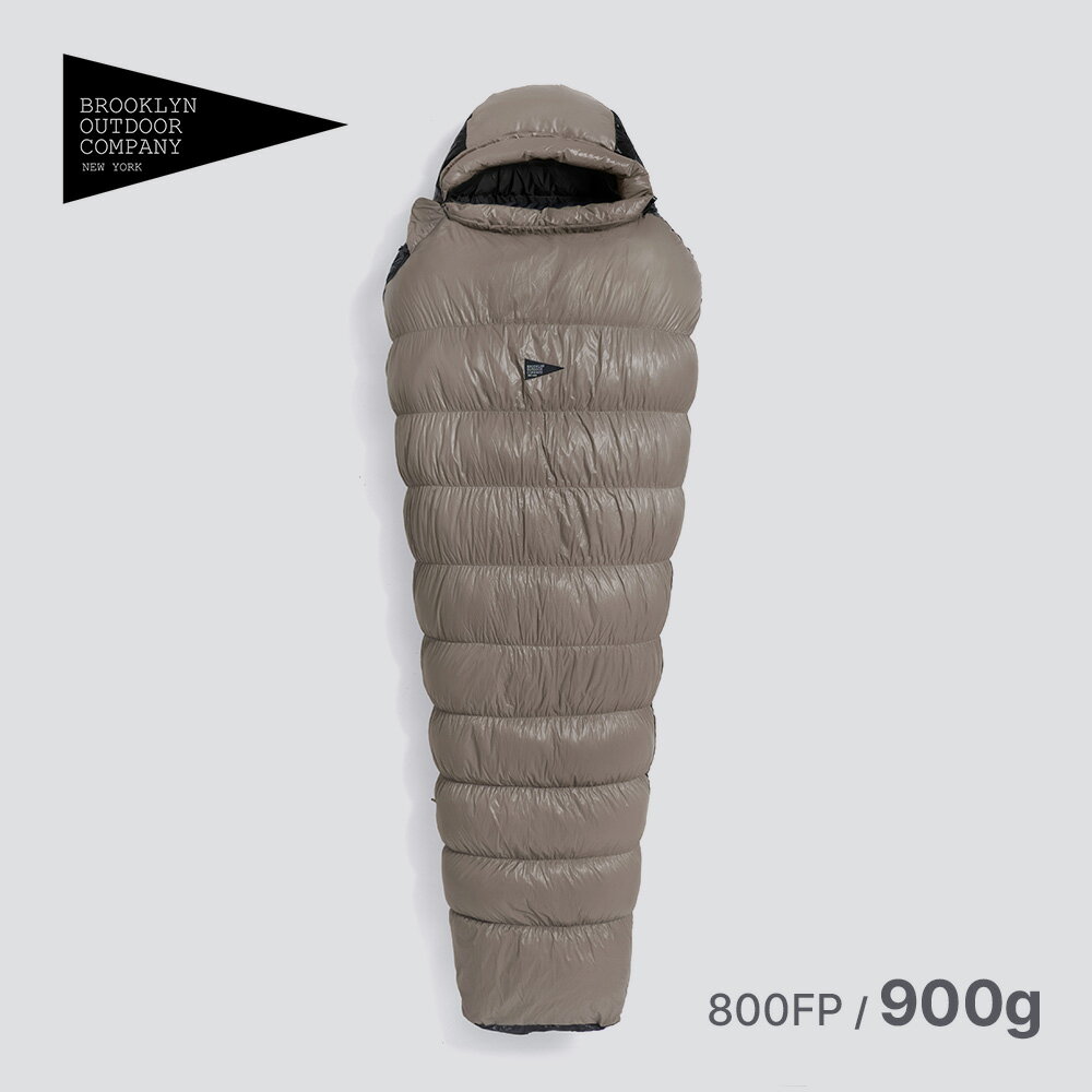  Nۏ  \t {㗤 NY BOC ( BROOKLYN OUTDOOR COMPANY ) ubN The Catskills Sleeping Bag 800FP 900g _EX[sOobO Q