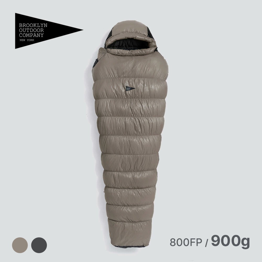  Nۏ  \t {㗤 NY BOC ( BROOKLYN OUTDOOR COMPANY ) ubN The Catskills Sleeping Bag 800FP 900g }~[^ _EX[sOobO Q