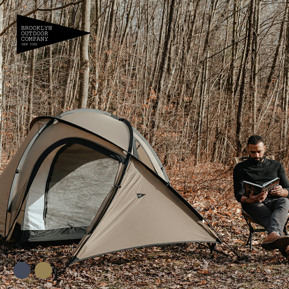 【P10倍★マラソン限定】【新価格】【一年保証】BOC ( BROOKLYN OUTDOOR COMPANY ) ブルックリン The Tent 3 40Dナイロン 3人用テント