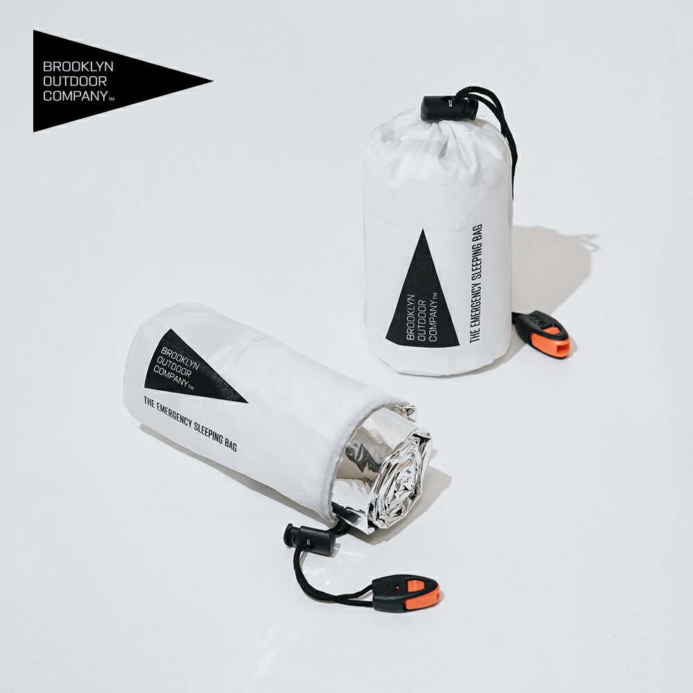 日本初上陸 NY発 BOC ( BROOKLYN OUTDOOR COMPANY ) ブルックリン The Emergency Sleeping Bag 非常用スリーピングバッグ 寝袋