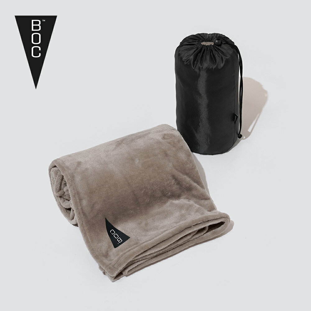 日本初上陸 NY発 BOC ( BROOKLYN OUTDOOR COMPANY ) ブルックリン The Jet Fleece Blanket トラベルフリースブランケット フリース アウトドア キャンプ