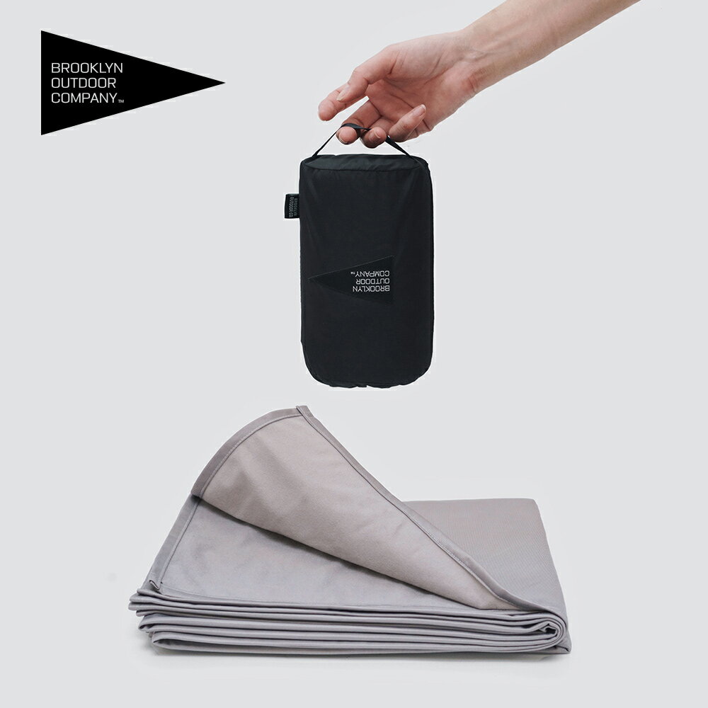 日本初上陸 NY発 BOC ( BROOKLYN OUTDOOR COMPANY ) ブルックリン The Travel Velor Blanket トラベルブランケット ベロア アウトドア キャンプ