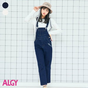 ガーリーロゴサロペ ▽▽ 女の子 ALGY アルジー 子供服 キッズ ベビー オーバーオール サロペット かわいい 夏 夏物 新作 エフオー FO △△ g219012