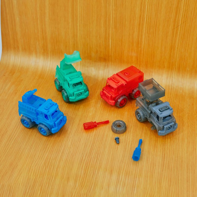 DIY_TOY_CARS_CLEAR_4点セット ▽▽ 男の子 女の子 子供服 ブランド キッズ ベビー 玩具 おもちゃ 知育 プレゼント 誕生日プレゼント おしゃれ かっこいい エフオー FO △△ 6941163