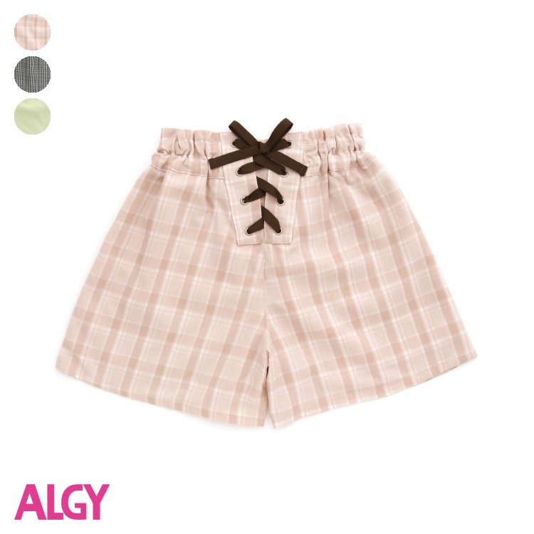 【CP】★SALE_19%OFF_5/29(月)お昼12:59まで★バックレースアップショーパン ▽▽ 女の子 ALGY アルジー 子供服 キッズ ベビー パンツ 半ズボン ボトムス ショートパンツ 通学 エフオー FO △△ g223923_サービス不可…［キャンセル/別注文同梱/返品/内容変更］のサムネイル