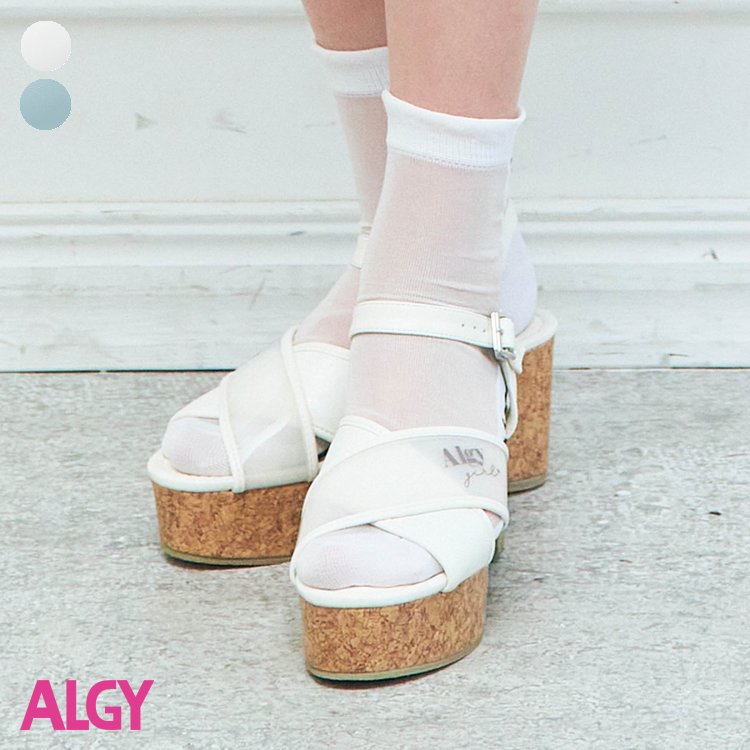 【CP】クロスウエッジサンダル ▽▽ 女の子 ALGY アルジー 子供服 キッズ ベビー サンダル ストラップ 夏 夏物 エフオー FO △△ g249023のサムネイル