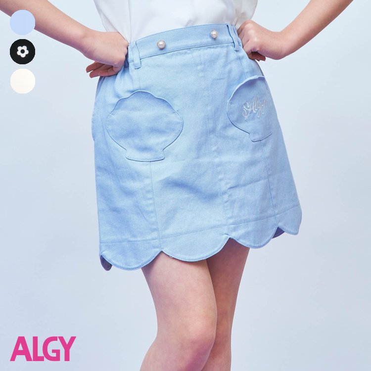 【CP】シェルポケットスカート ▽▽ 女の子 ALGY アルジー 子供服 キッズ ベビー スカート 通学 夏 夏物 新作 エフオー FO △△ g318043のサムネイル
