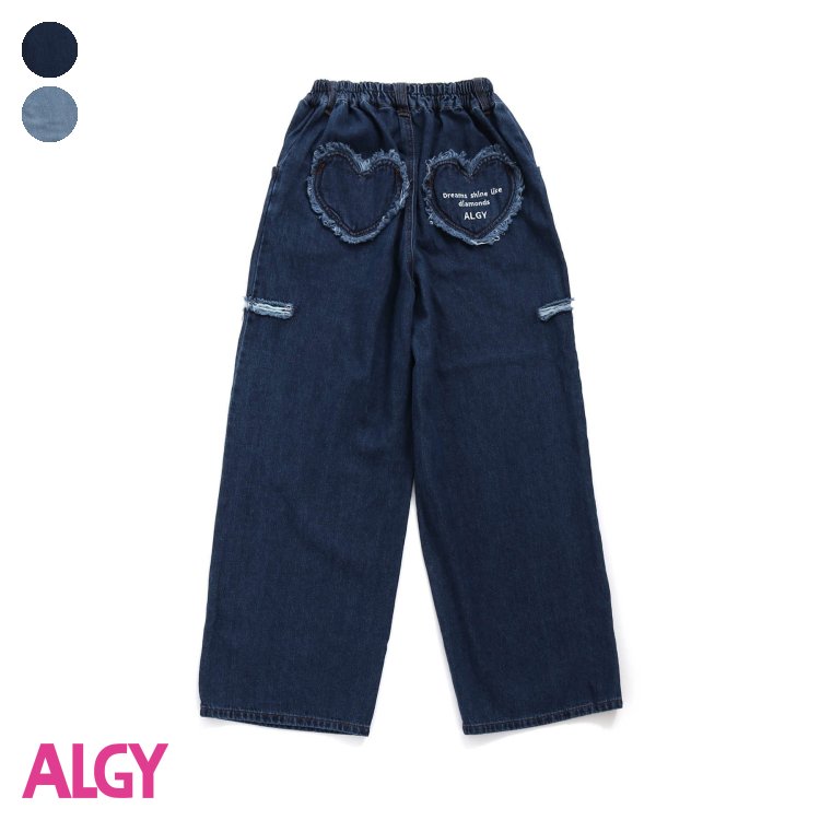 グランジワイドパンツ ▽▽ 女の子 ALGY アルジー 子供服 キッズ ベビー パンツ 長ズボン ボトムス ロングパンツ 通学 秋 秋物 新作 エフオー FO △△ g421913のサムネイル