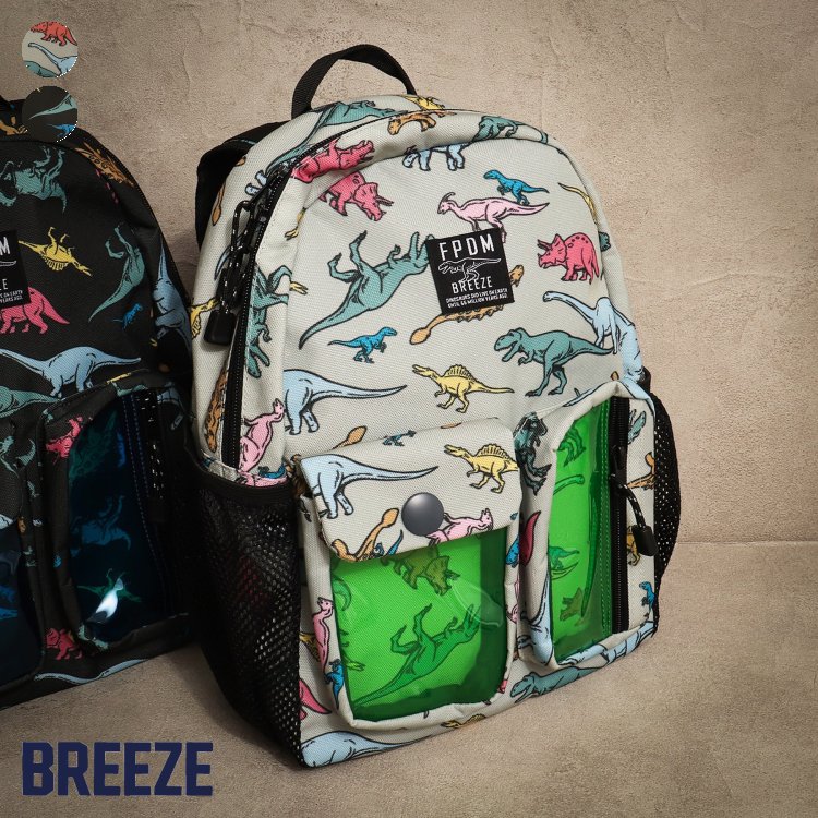 福井県立恐竜博物館コラボ_恐竜総柄リュック ▽▽ 男の子 BREEZE ブリーズ 子供服 キッズ ベビー バッグ 通学 春 春物 エフオー FO △△ j166913のサムネイル