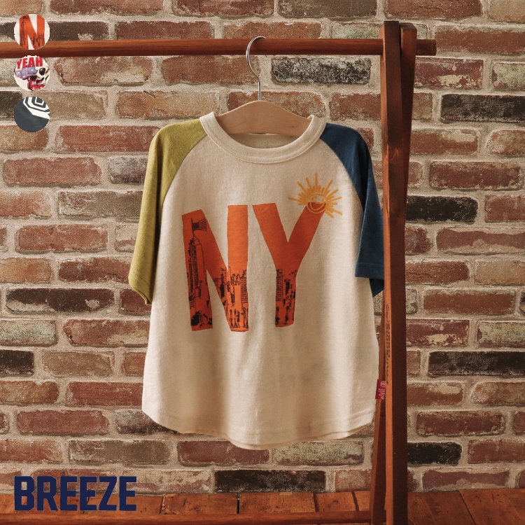 【20周年復刻シリーズ】レジェンドグラフィック_ラグランTシャツ ▽▽ 男の子 女の子 BREEZE ブリーズ 子供服 ブランド キッズ ベビー 半袖Tシャツ 半袖 Tシャツ トップス かっこいい 夏服 夏 夏物 新作 エフオー FO △△ j307593のサムネイル