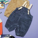 ★SALE_20%OFF_再値下げ★【リンク】ベビーコーデュロイサロペット ▽▽ 男の子 女の子 BREEZE ブリーズ 子供服 ブランド キッズ ベビー オーバーオール サロペット おしゃれ かっこいい 秋服 秋 秋物 エフオー FO △△ j419063［返品不可］