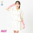 【4/28～4/29限定・ポイント10倍】ハーフジップT＆スカパンセットアップ 女の子 ALGY アルジー 子供服 ブランド キッズ ベビー 半袖 トップス スカート スカパン ミニ丈 ひざ丈 おしゃれ かわ…