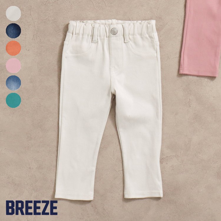 WEB限定_7分丈ニットレギンス ▽▽ 男の子 女の子 BREEZE ブリーズ 子供服 ブランド キッズ ベビー パンツ 長ズボン ロングパンツ ボトムス スウェット おしゃれ かわいい かっこいい 夏服 夏 夏物 エフオー FO △△ j220904