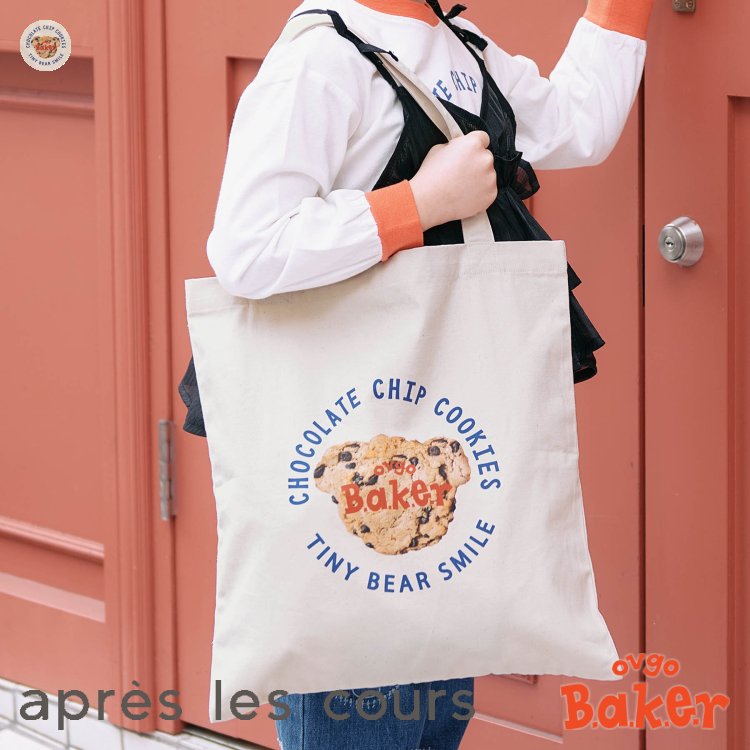 【新作】OVGO_BAKER×tiny_bear_トートバッグ ▽▽ 男の子 女の子 アプレレクール 子供服 ブランド キッズ ベビー 小物　エコバック サブバック おしゃれ かわいい かっこいい 春服 春 春物 エフオー FO △△ v174904のサムネイル