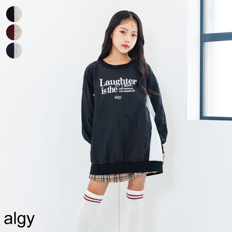 【10%OFFクーポン】【SALE_20%OFF】ゲームBIGトップス ▽▽ 女の子 ALGY アルジー 子供服 キッズ スウェット トレーナー 長袖 ダンス かわいい 秋 エフオー FO △△ g411015［返品不可］のサムネイル