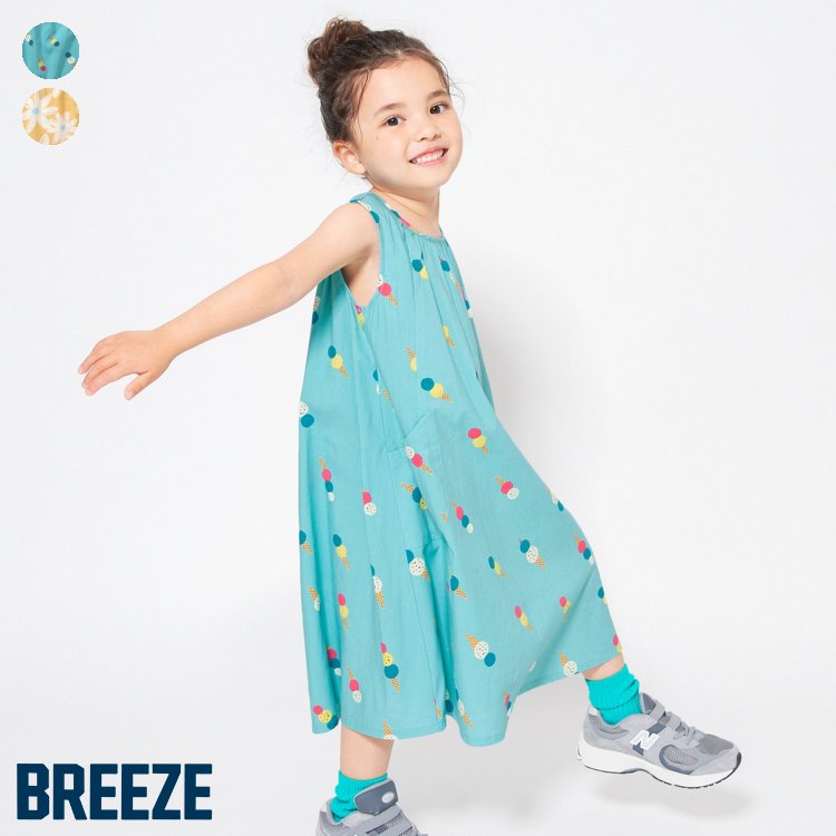 【20%OFFクーポン】【10%OFFクーポン】【SALE_30%OFF】【リンク】サマーワンピース ▽▽ 女の子 BREEZE ブリーズ 子供服 キッズ ベビー お出かけ アイス 花柄 おそろい おしゃれ かわいい 夏 エフオー FO △△ j317925［返品不可］のサムネイル