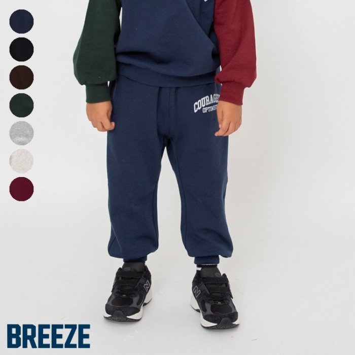 【新作】WEB限定_スウェットパンツ ▽▽ 綿100% 男の子 BREEZE ブリーズ 子供服 キッズ ベビー ボトムス ロングパンツ 長ズボン 通園通学 プチプラ 秋 エフオー FO △△ j420945のサムネイル