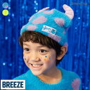 【新作】ディズニーキャラクター_「マイク」「サリー」|シャギーニット帽 ▽▽ 女の子 男の子 BREEZE ブリーズ 子供服 キッズ ベビー 帽子 Disney ハロウィン 秋 エフオー FO △△ j468115