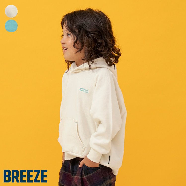 【新作】バックロゴフーディー ▽▽ 男の子 BREEZE ブリーズ 子供服 キッズ ベビー トップス トレーナー ..
