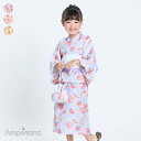 【SALE_30%OFF】ワンピースとしても着られる!_ももとギンガム浴衣 ▽▽ 綿100% 女の子 Ampersand アンパサンド 子供服 キッズ ベビー ...