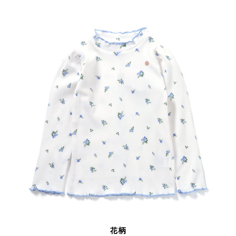【SALE_60%OFF】メロウリブTシャツ ▽▽ 女の子 アプレレクール 子供服 キッズ ベビー トップス ロンT 長袖 花柄 通園通学 プチプラ 春 エフオー FO △△ v106906［返品不可］ breezeshop-10052547 F.O.Online Store 楽天市場店 サンプル画像2