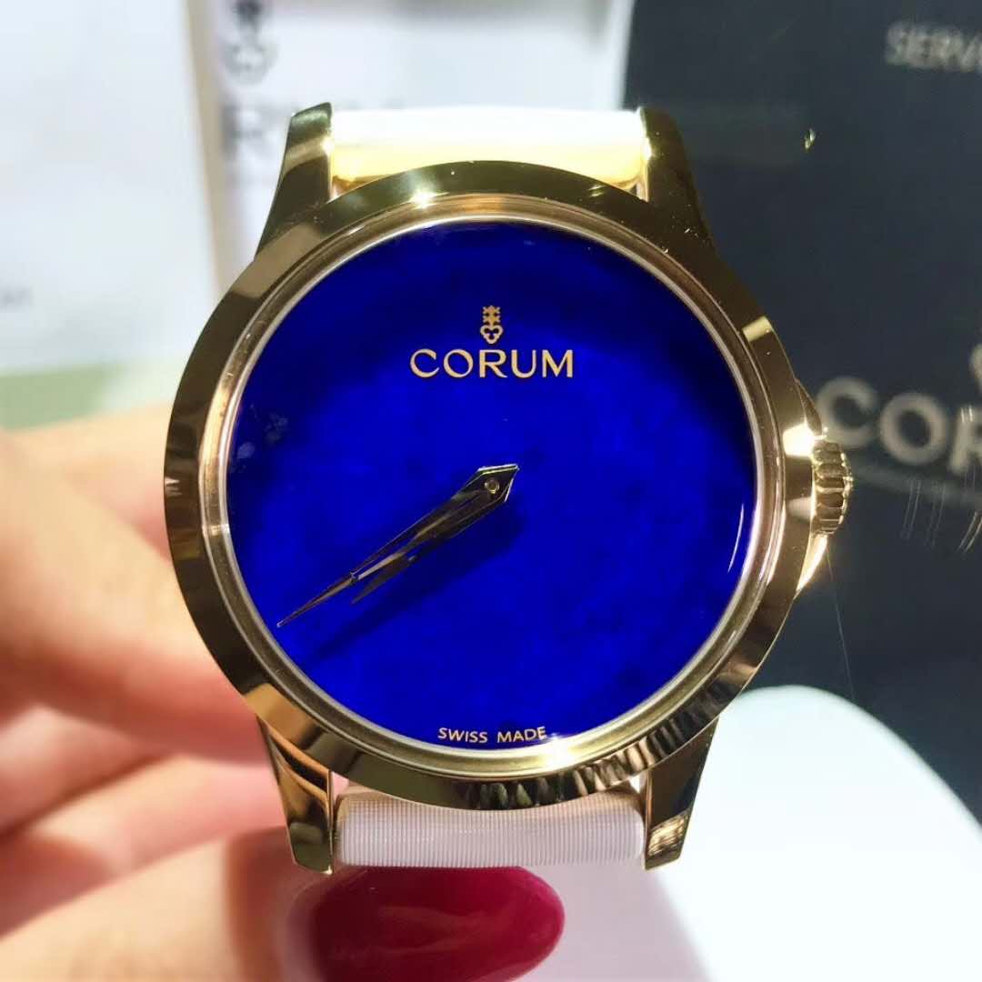 コルム 新品コルムCorum 110.601.56/0049 AB20 18K ゴールド 自動巻き レディー 腕時計 38mm