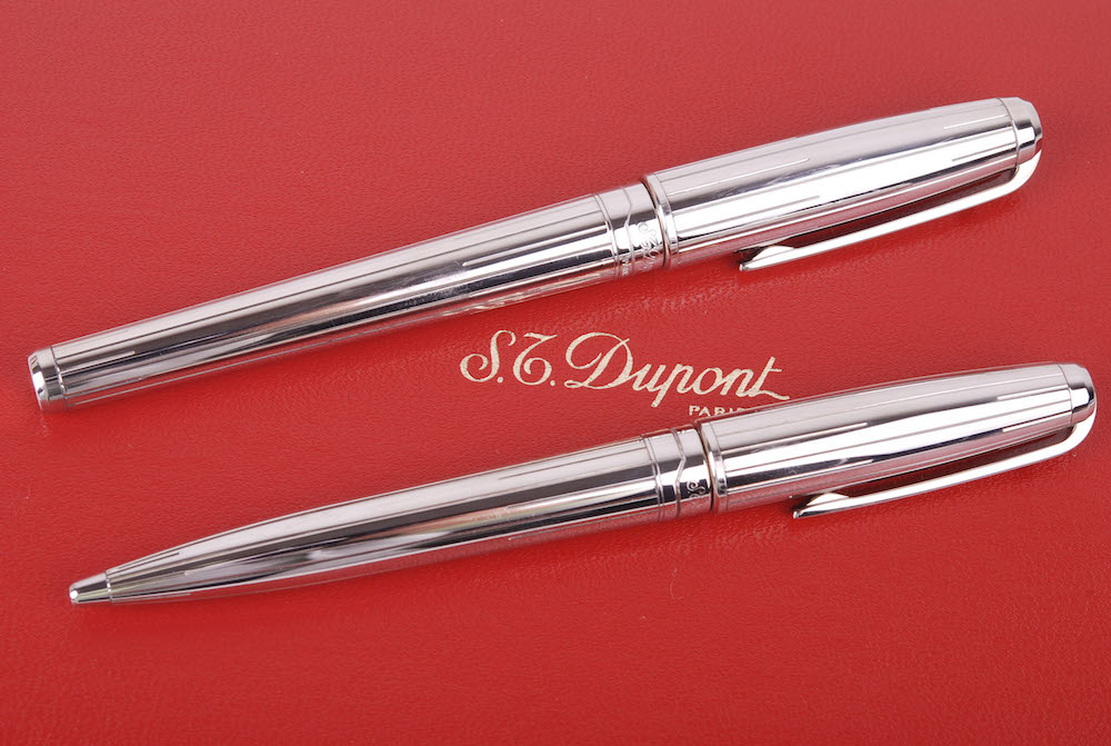 ���Ͳ�����S.T.Dupont/�ǥ�ݥ� 18K�ץ����ɮ�� �ѥ饸���ॴ�������ǯɮ�ȥܡ���ڥ� ���å�#jp20908
