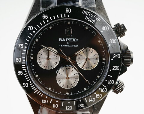 【新品】A BATHING APE/ア・ベイシング・エイプ Bapex T003シリーズ Rolex/ロレックス Daytona/デイトナ タイプ 40mm 自動巻き 腕時計#33973