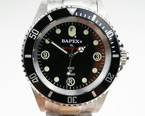 【新品】A BATHING APE/ア・ベイシング・エイプ Bapex T001シリーズ Rolex/ロレックス Explorer/エクスプローラー タイプ 40mm 自動巻き 腕時計#33885