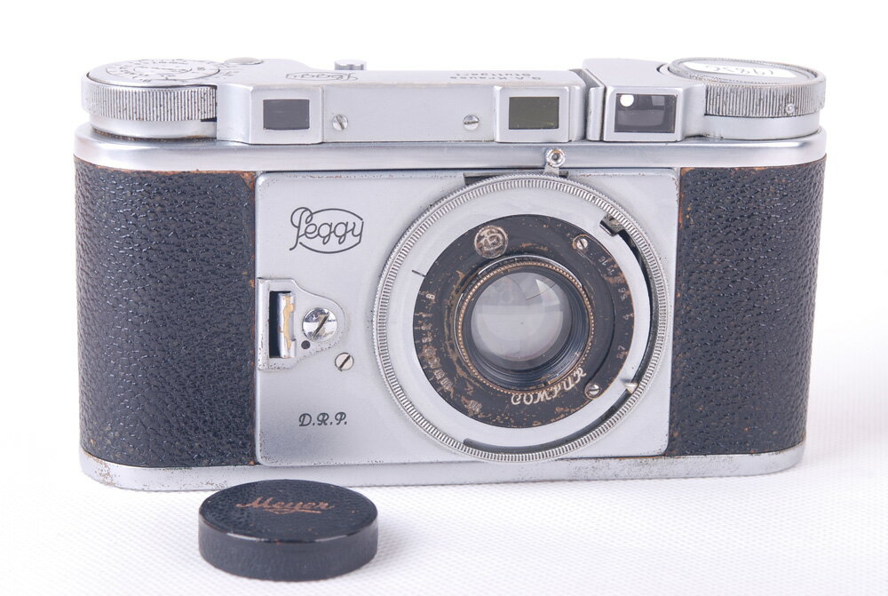 【コレクション 並品】Peggy Stuttgart II Kleinbild-Plasmat 50mm F2.7レンズ付き Hugo Meyer Makro Plasmat #hk7791