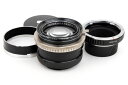 【良品】Ernemann/アーネマン ANASTIGMAT/アナスチグマート ERNOSTAR/エルノスター 85mm F1.8 改Canon/キャノン EOS口マウント ライカMアダプター付き レンズ jp23353