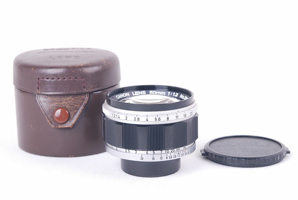 【美品】Canon/キャノン 50mm F1.2 L39マウント ケース付き#jp19743