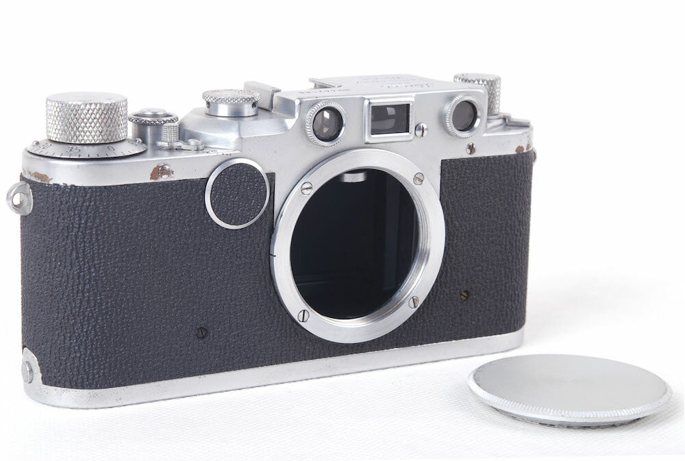 【美品】 Leica/ライカ IIc L39マウント シルバーボディー#jp20701
