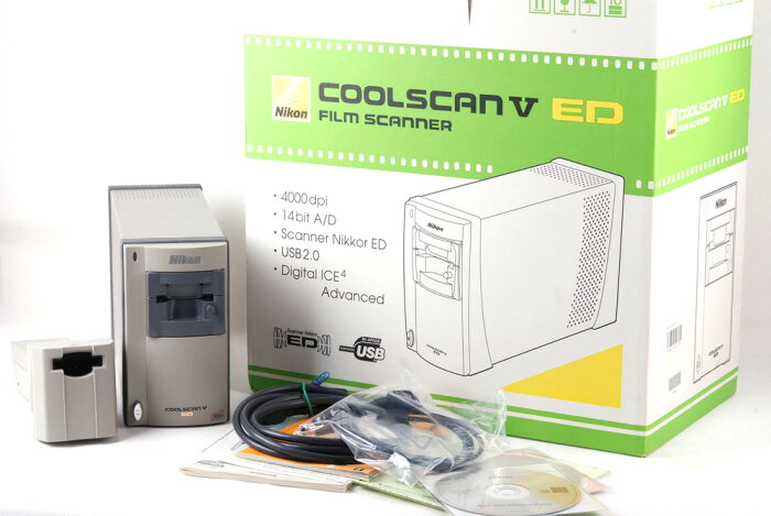 【美品】Nikon/ニコン Cool Scan VED(LS-50ED)+SA-21 135画幅フィルムスキャナ ケース付き#jp20314