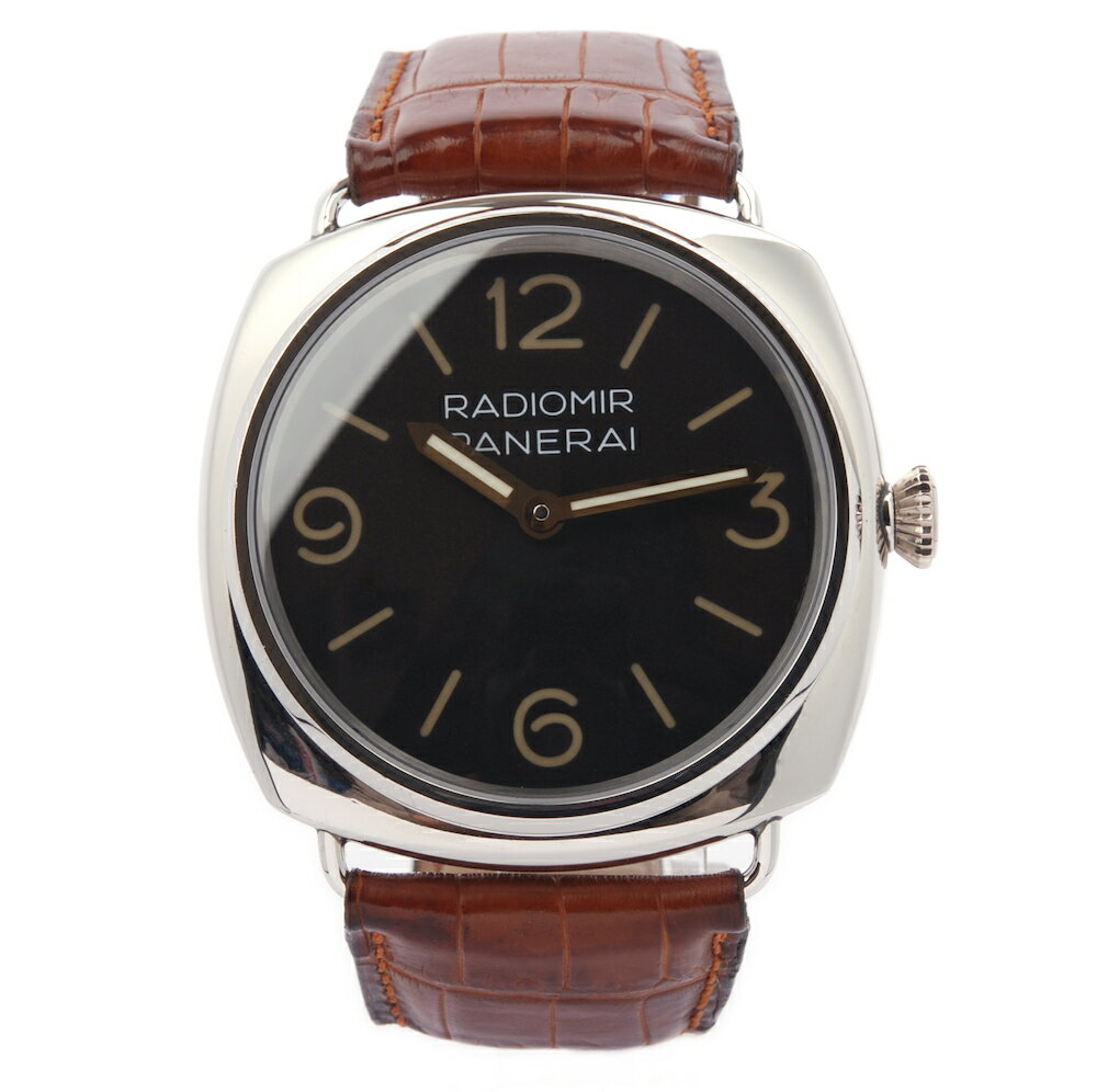 【世界限定60本】PANERAI /ネパネライ ラジオミール PAM00021 PT950 黒文字盤 #HK