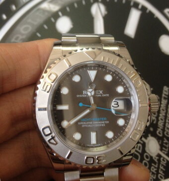 【全新】ROLEX/ロレックス ヨットマスターシリーズ116622 40オイスタースチール＆プラチナ　メンズ　腕時計 #HKRX05