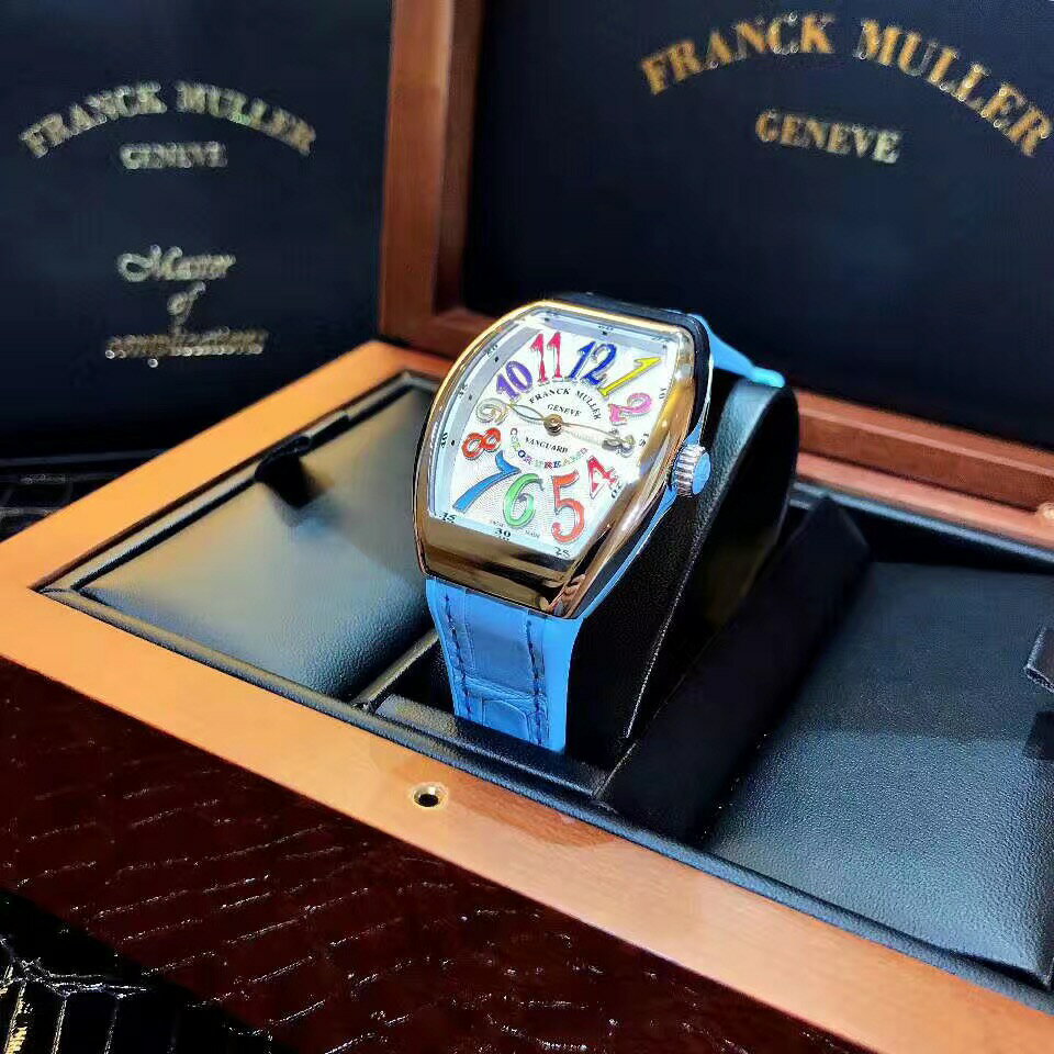 【新品】FRANCK MULLER/フランクミュラー V32 QZ COL DRM AC BL ホワイトスチール カラーフル レーディス腕時計 #FM0010