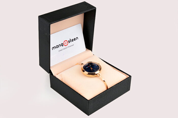 【新品】Mangosteen/マンゴスチン MS-503C ブルー 韓流 クォーツ腕時計