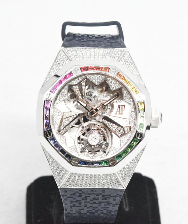 【新品】AUDEMARS PIGUET/オーデマ ピゲ　Royal Oak ロイヤルオーク Ref. 26229BC.ZY.D326CR.01 WG Rainbowベゼル メンズ 腕時計#HK9887