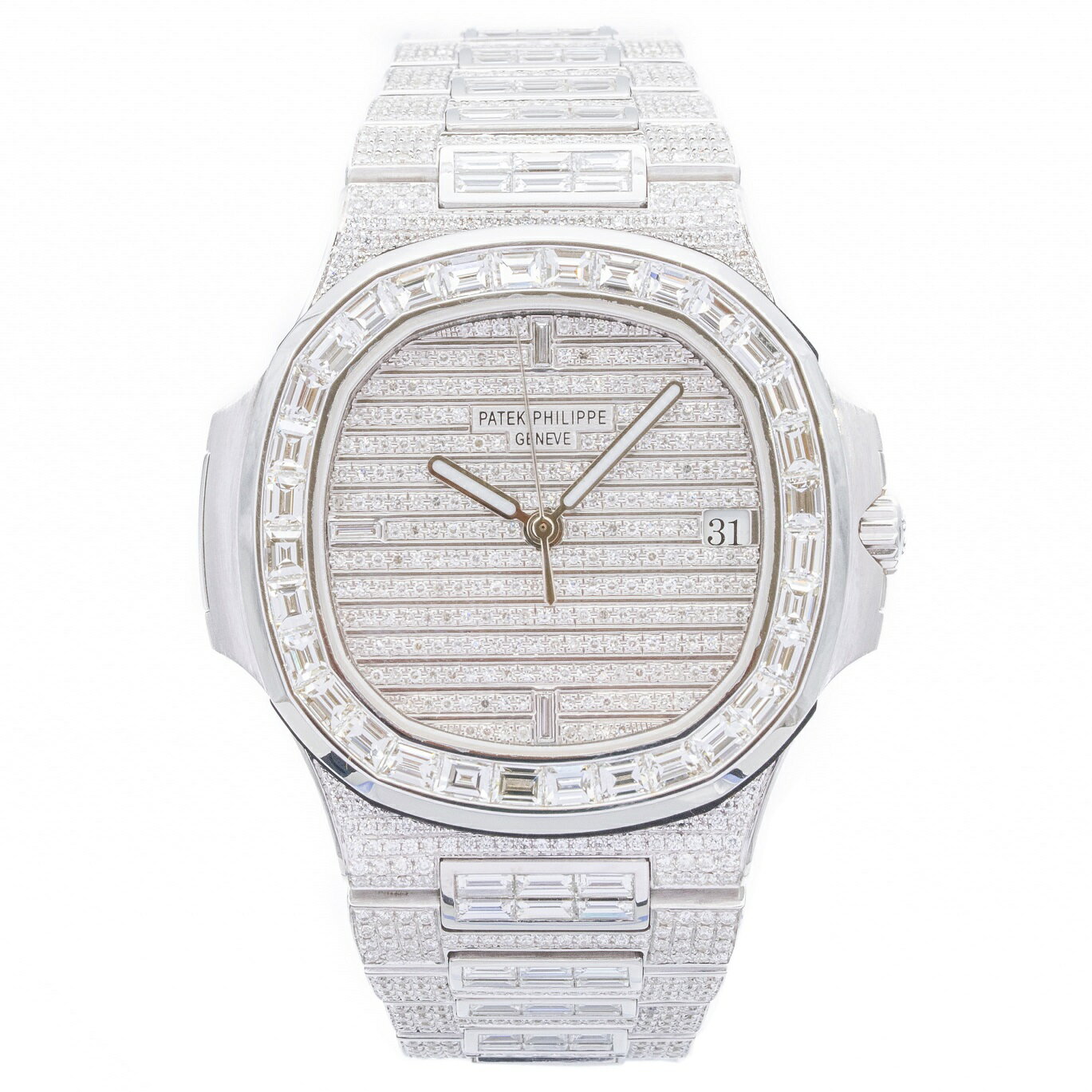 パテック フィリップ 腕時計（メンズ） Patek Philippe/ パテック・フィリップ　ノーチラス　5719G/10G カスタム品　＃JP27276