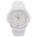 【カスタム】PATEK PHILIPPE/パテックフィリップ Nautilus ノーチラス 5719G/10G アフターダイヤ カスタムオーダー 腕時計 #jp...