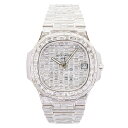 【カスタム】PATEK PHILIPPE/パテックフィリップ Nautilus ノーチラス 5719G/10G アフターダイヤ カスタムオーダー 腕時計 #jp...