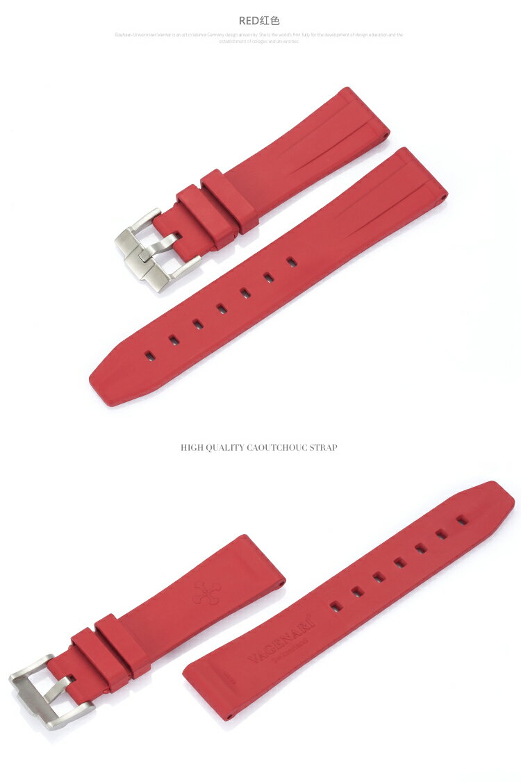 All type/通用タイプ Vagenari 20mm ラバー ストラップ/ベルト バックル付き 赤 商品型番M205商品説明今回紹介するのはAll type/通用タイプ Vagenari 20mm ラバー ストラップ/ベルト バックル付き赤です。 腕時計のためのストラップ ロゴvagenariタイプファッションバンドの材質バイトンゴム モデル番号M205幅18/20mm（ラグ/バックル） 長さ120/75ミリメートル厚さ 約3mmバックルバックルあるバンドの色赤(8色選択可: 赤、グレー、ホワイト、ブラック、オレンジ、黄色、ブルー、グリーン) 適している20mmのためのストラップ 新品です。商品の実物写真をできるだけ載せましたので、どうぞご覧くださいませ。ご不明な点はお気軽にご質問ください。&nbsp; ※写真の時計は装着例です。本出品に時計は含まれません。。予めご了承ください。注意事項※写真の時計は装着例です。本出品に時計は含まれません。。予めご了承ください。 ★完品をお求めの方、状態に神経質な方の御入札はお控えください。★当社仕事の都合にてご連絡に1日ほどかかることがあります。★画像にてご判断の上ノークレイム、ノーリターンにてお願いいたします。 ★商品発送後の破損、その他の不備につきましては、誠意を持って対応させてい ただきますので、お手数ですが、お電話、でご連絡ください（メールですとチェック 漏れ等がありますといけませんので）、いきなり悪い評価は、なさらないでください。&nbsp; どうぞよろしくお願いいたします。