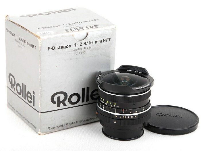 ローライ/ROLLEI CARL ZEISS F-Distagon 16mm F2.8 HFT QBM fisheye レンズ