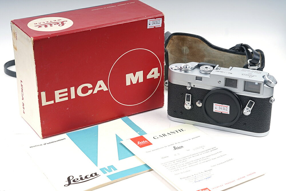 【コレクション美品】leica/ライカ M4 シルバー レンジファインダー カメラボディー 証書 箱付き